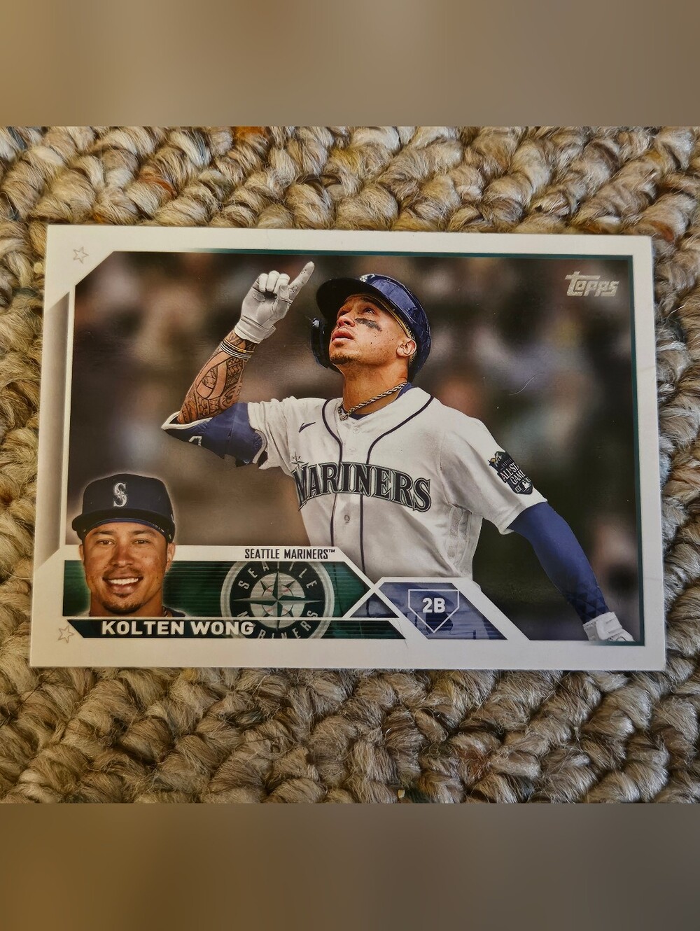 Topps Seattle Mariners Kolten Wong Card